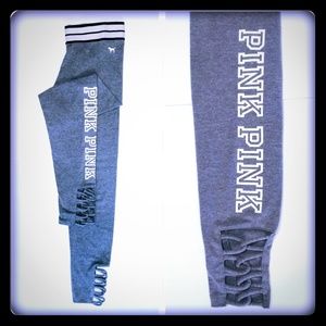 🌺VS PINK Vintage Yoga Pants with Lace Detail